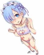 Rem in a neko bra (≧∇≦)