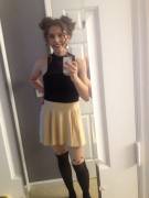 My hormone appointment was cancelled, so I tried to make myself look pretty anyways.