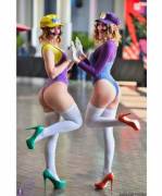 Wario and Waluigi by @HelloIamKate and @Kyrramarie