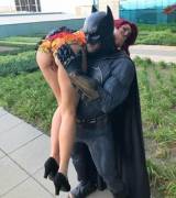 Poison Ivy (OMGCosplay) & Batman