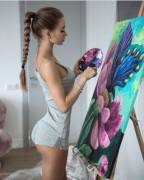 Butterfly painting