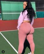 I really could park like 10 Tahoe's on it.