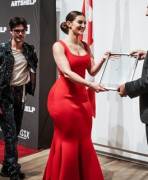 Curves in a red dress... [SFW]