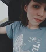 Stole daddy's shirt today like a good little brat (;