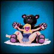 OC - Goldilocks and her bear - 1/3 - too much clothing