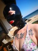 Enjoying her vacation