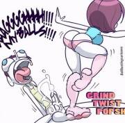 New ballbusting porn, soon to cum