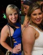 The difference of one year...