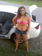 the more weight you gain the less clothes you have to wear to stay warm