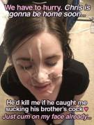 He made my girlfriend give him a blowjob when I was out