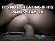 She makes sure the condom stays off.