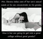 It's all part of being a good mom.