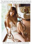 She learned a lot from her new stepmom.