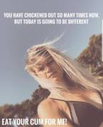 Don't chicken out now