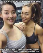 Sorry from both of us!