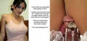 Male Chastity Captions