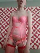 Lost my virginity today wearing this. Daddy came in my ass then locked me back up after I sucked him off for a long time.