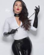 Dominant with crop (x-post /r/ShinyPorn)