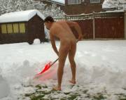 A snow day is not a day off for pigs