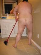 DingDomme's week of domestic servitude presents... Submissive Cleaning Services.