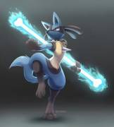 Lucario by Seyumei