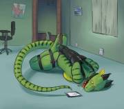 [F] Self-bondage mishap - by Peskybatfish