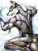 Smooth Fur backsack by Karabiner