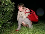 A Little tinkle outdoors