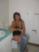 chubby with dark hair