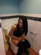 Nice job covering up, but it's an awful long reach to the TP.