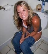 Seems like a forced, fake smile