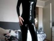 My first time wearing real latex