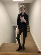 Makeup, highheels, nail polish. Trying to expand my fem repertoire.