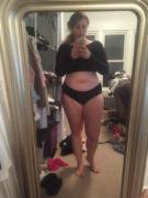 Flaunting my figure, I suppose.