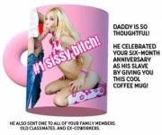 He's selling them online, too.