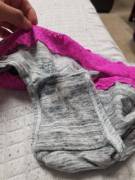 Just came in the SIL's clean panties and put them back in the dryer for her to wear