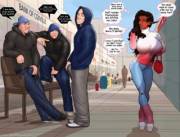 Jenny as a Puazi (fake alien race created by artist named InCase)