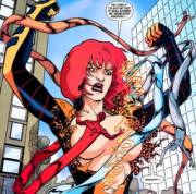 Giganta's wardrobe malfunction [Doom Patrol (2009) #7]