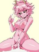 Mina playing around with her acid [Lewdamone]