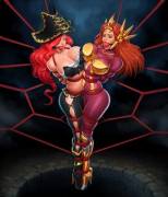 Heroines (x-post /r/NSFWTiedTogether)