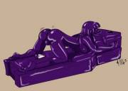 She tests out her new vacbed only to be suddenly trapped with no way to reach the remote.