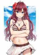 Shiki enjoying the Beach [Idolmaster]