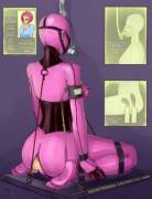 Turned into a hypnotized pleasure bot