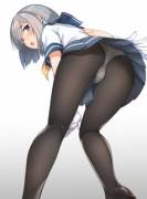 Hamakaze Upskirt [Kancolle]