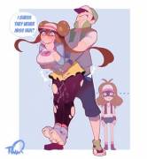 Rosa, Hilda - I guess they never miss, uh? (Twaq) [Pokémon Masters]