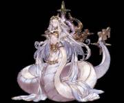 Daily lamia #170: A saint or priest or godess or some shit.