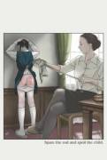 Spare the rod and spoil the child