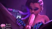 Sombra blowjob (BlackSpleenLotus)