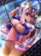 D.Va in a space (Bear_witch)