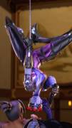 Widowmaker's blowjob from above for Hanzo
